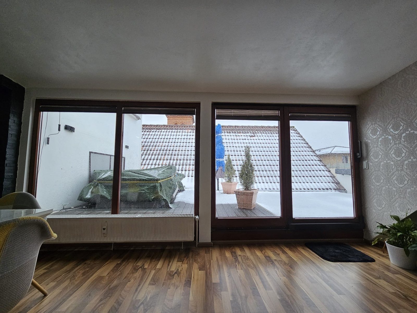Blick auf die Terasse Blick auf die Terasse